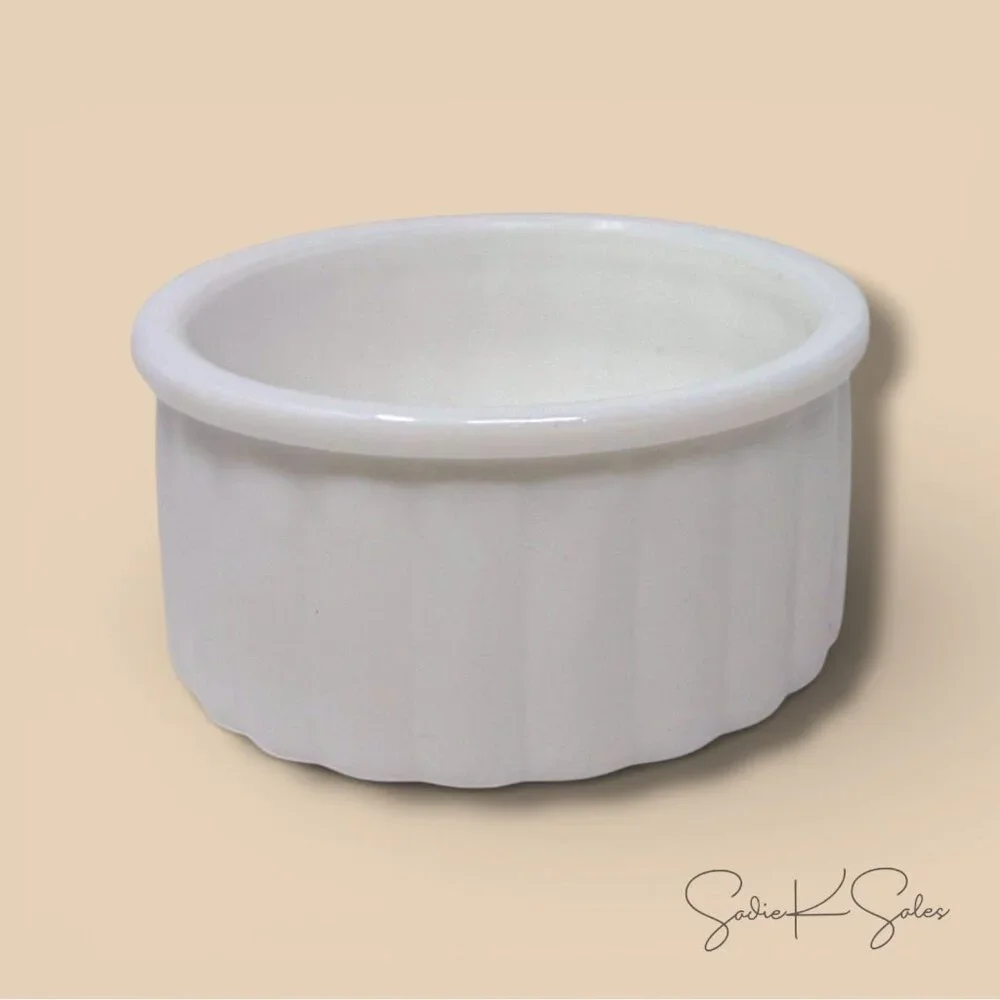 Ribbed Milk Glass Trinket Dish‎ White – Hearth & Hand Magnolia, Target 2023
